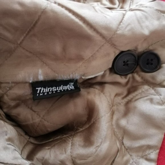 J. Crew Burnt Orange Red Wool Trench Coat - Picture 11 of 16